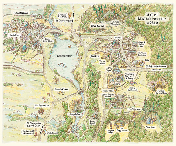 Peter Rabbit Interactive Map